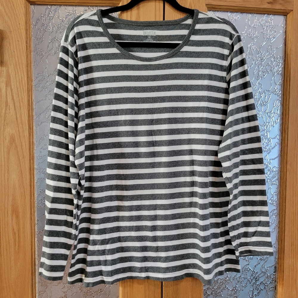 Duluth Trading 1X long sleeve.